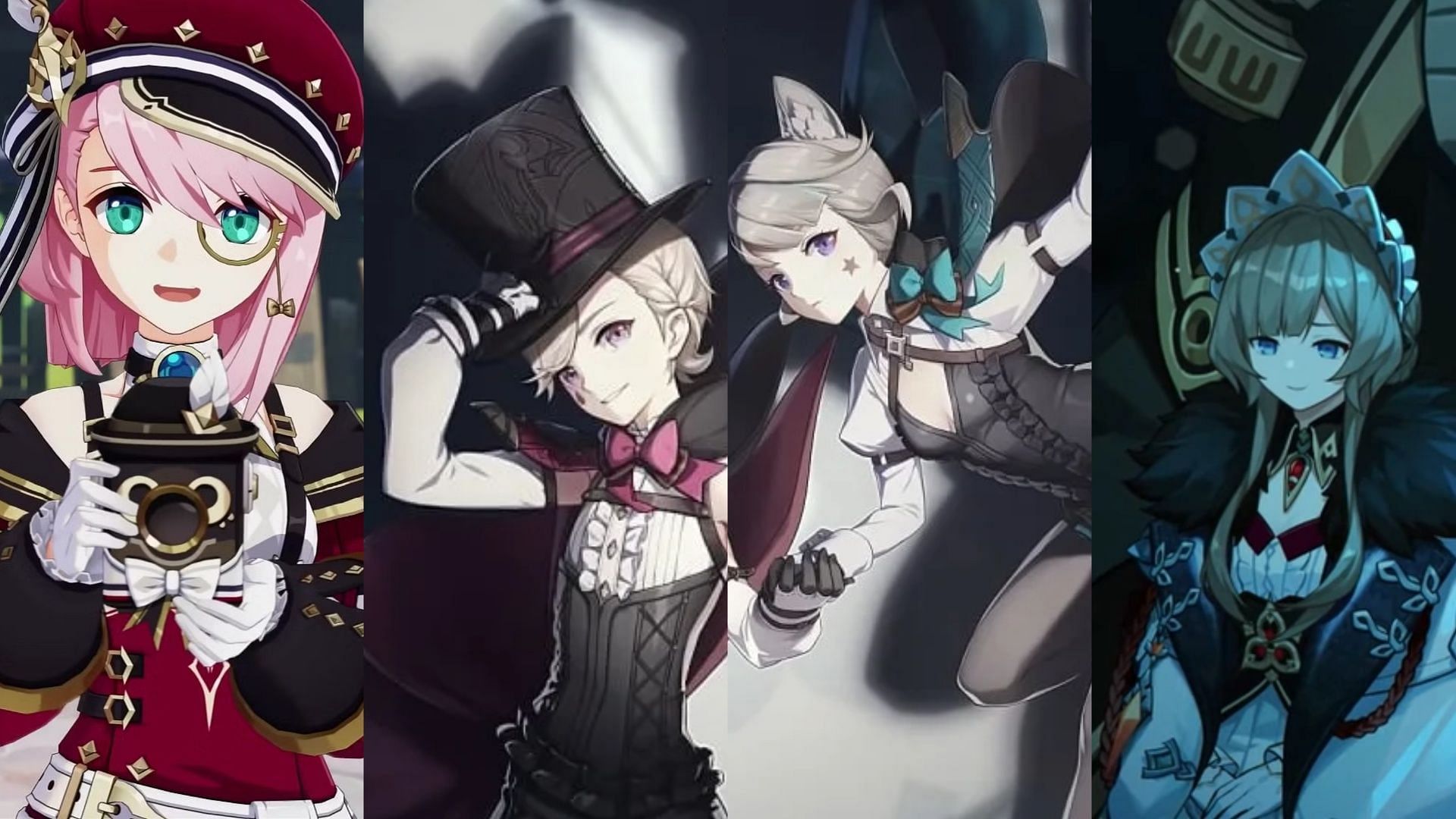 Charlotte, Lyney, Lynette, and Sandrone (Image via HoYoverse)