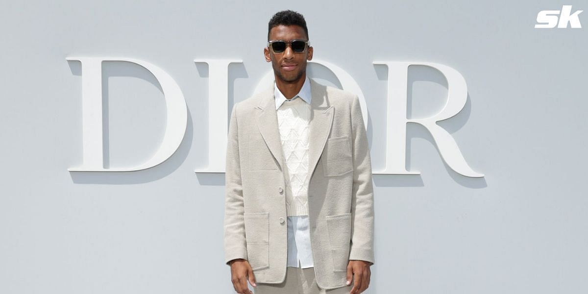 Felix AugerAliassime shines at the Dior men’s summer 2024 show in Paris