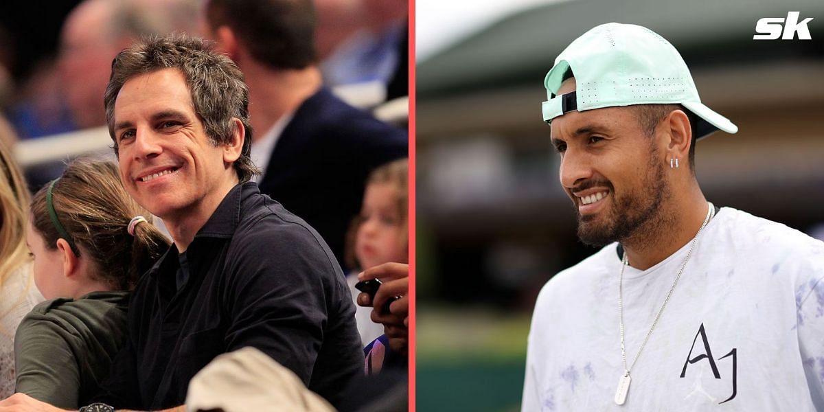 Nick Kyrgios and Ben Stiller tweet about switching roles in tennis and movies