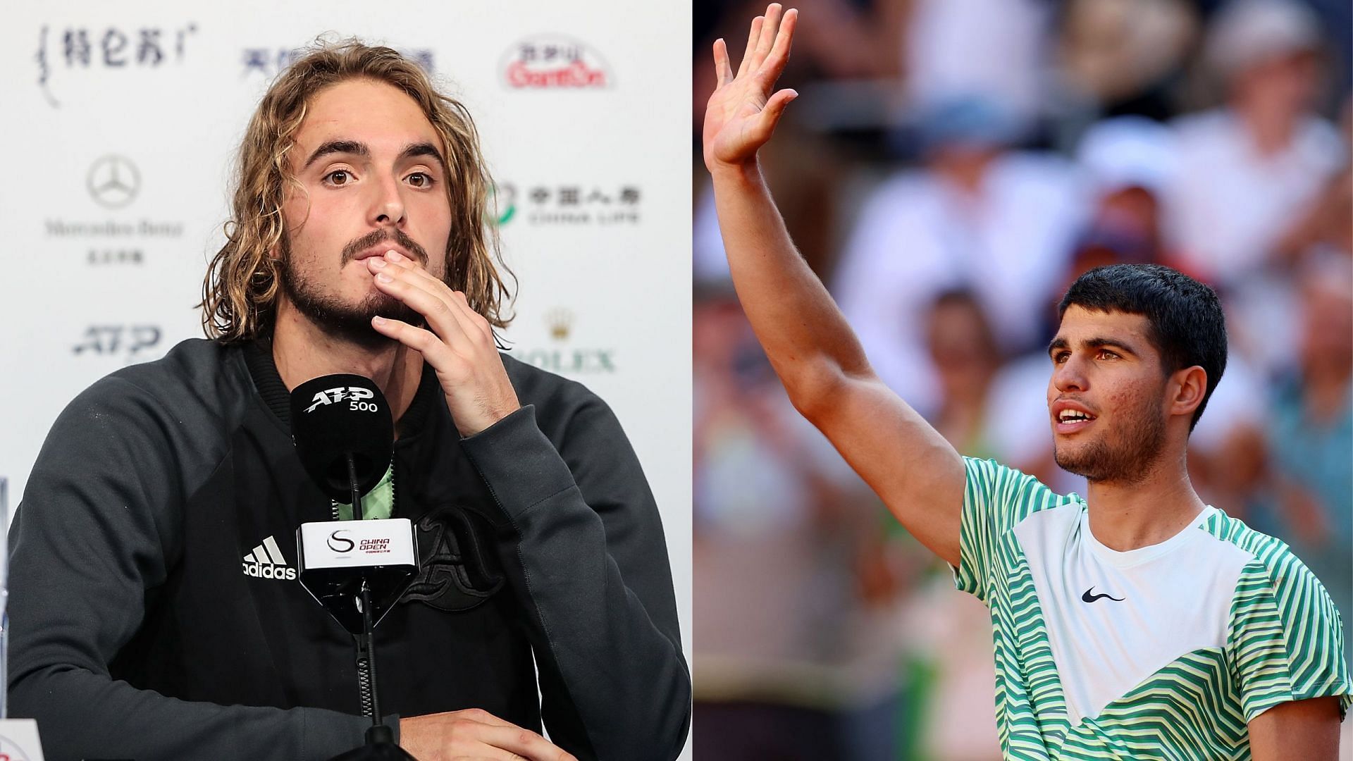 Stefanos Tsitsipas is looking forward to facing Carlos Alcaraz at the 2023 French Open.