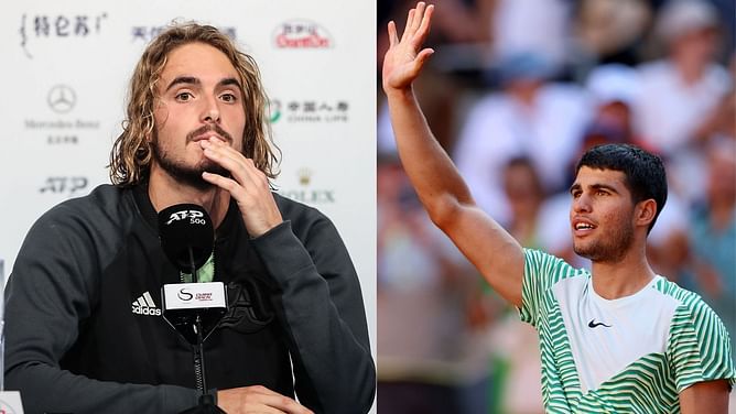 Stefanos Tsitsipas: "Carlos Alcaraz is one of the biggest obstacles and challenges for any player right now"
