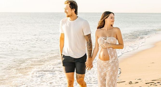 Brandon Montour's in-laws thought he would miss the birth of his first child