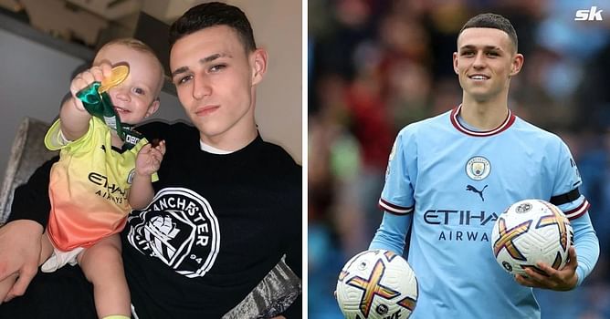 Manchester City star shares adorable moment alongside Phil Foden's son after UCL final win