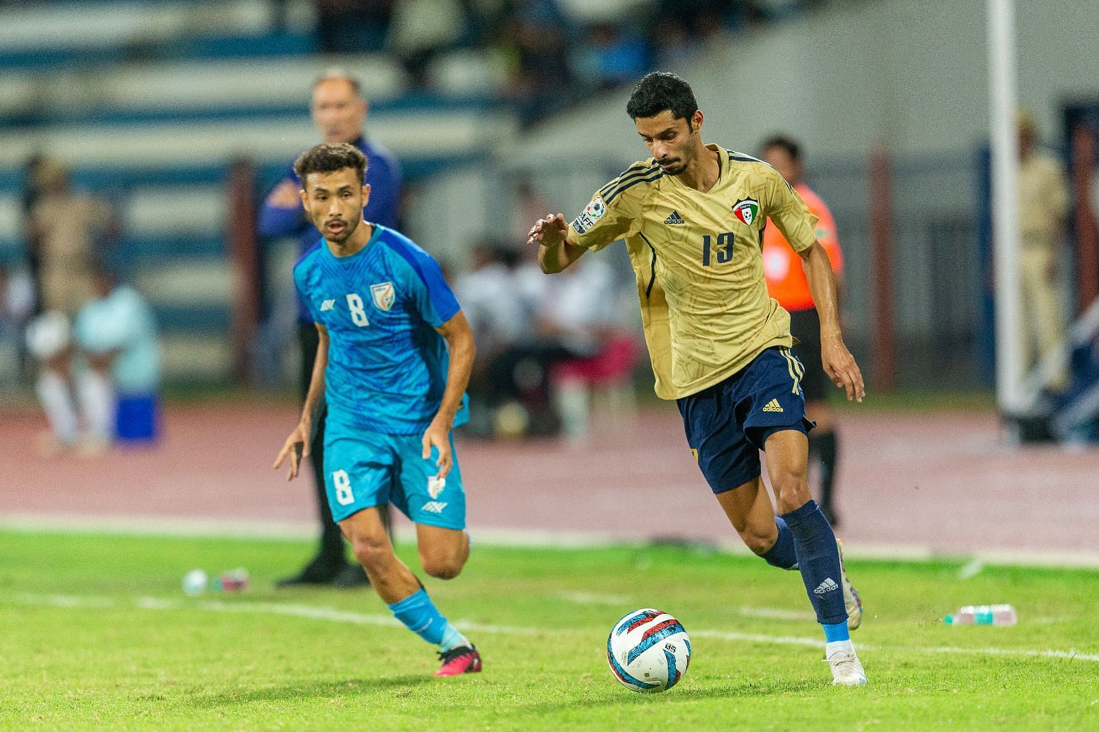 Mahesh has been a bright spark for the National Team (Image courtesy: AIFF Media)