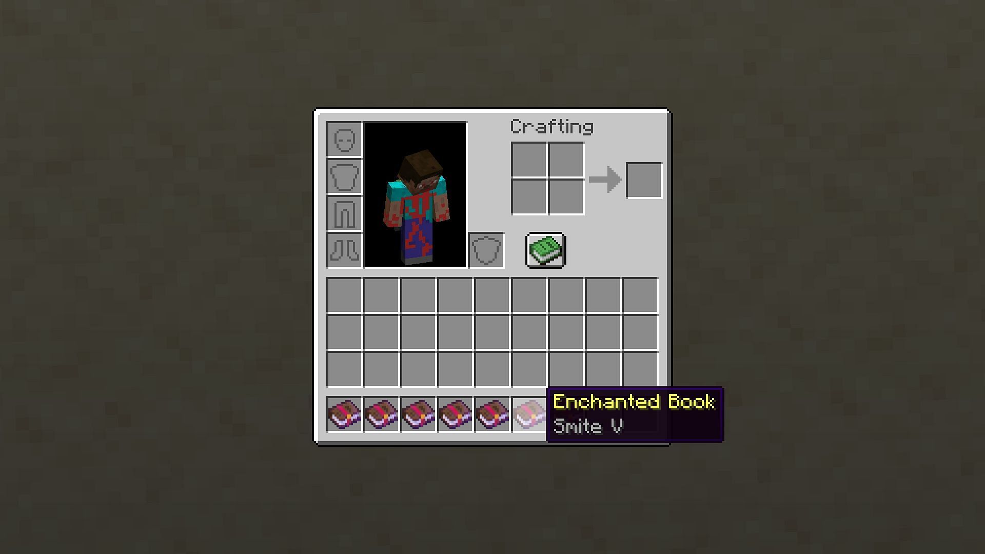 Smite enchantment book in Minecraft 1.20 (Image via Mojang)