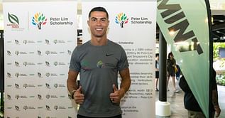 "Thank you for your love and support" - Cristiano Ronaldo opens up on Singapore visit