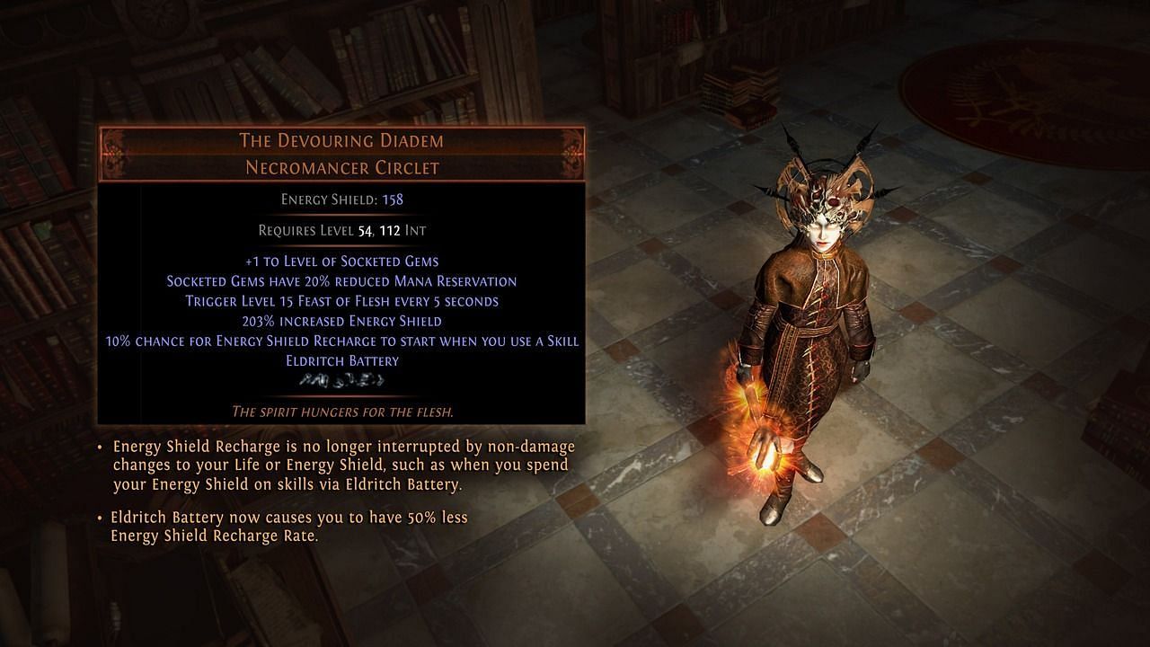 Path of Exile - Devouring Diadem (Image via Grinding Gear Games)