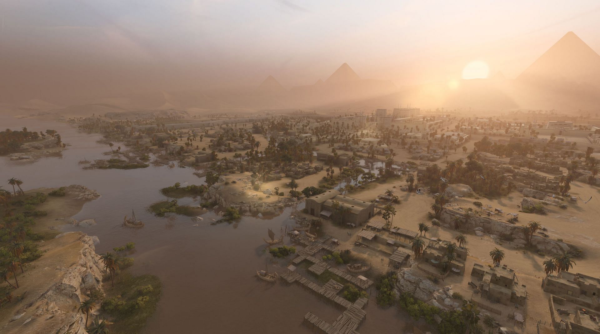 The landscape looks absolutely stunning (Image via Sega/Total War: Pharaoh)