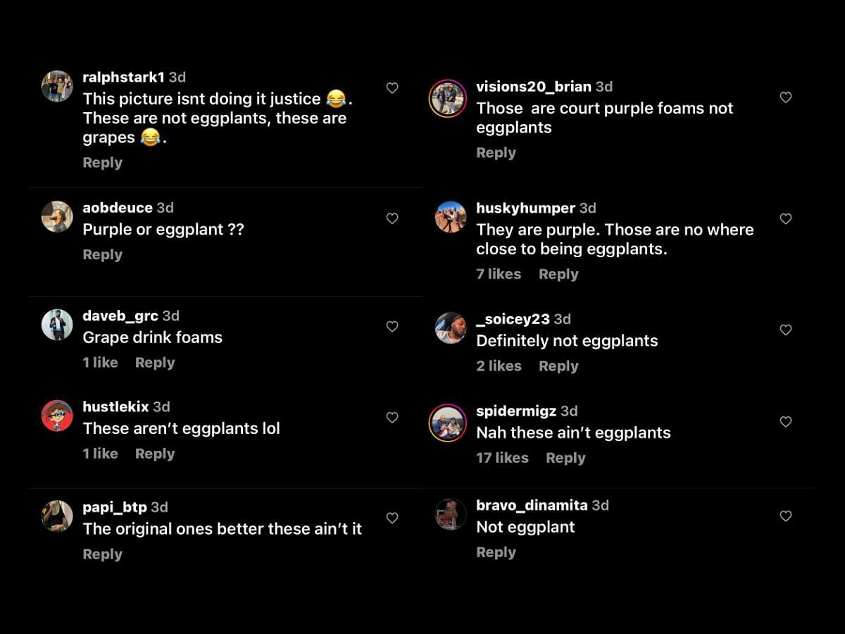 Here are more comments from the online users (Image via Instagram/@sneakernews)