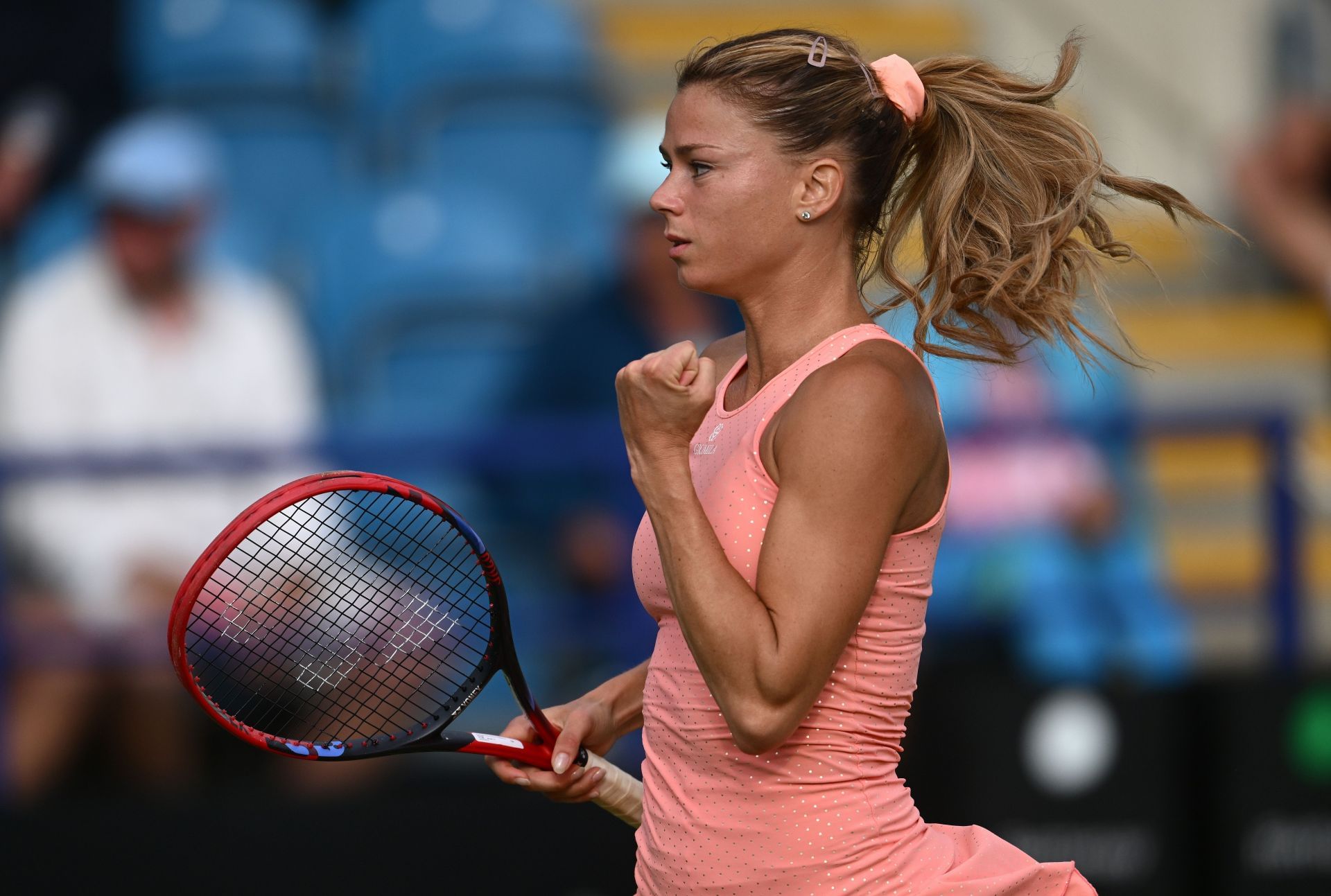 Camila Giorgi at the 2023 Rothesay International Eastbourne.