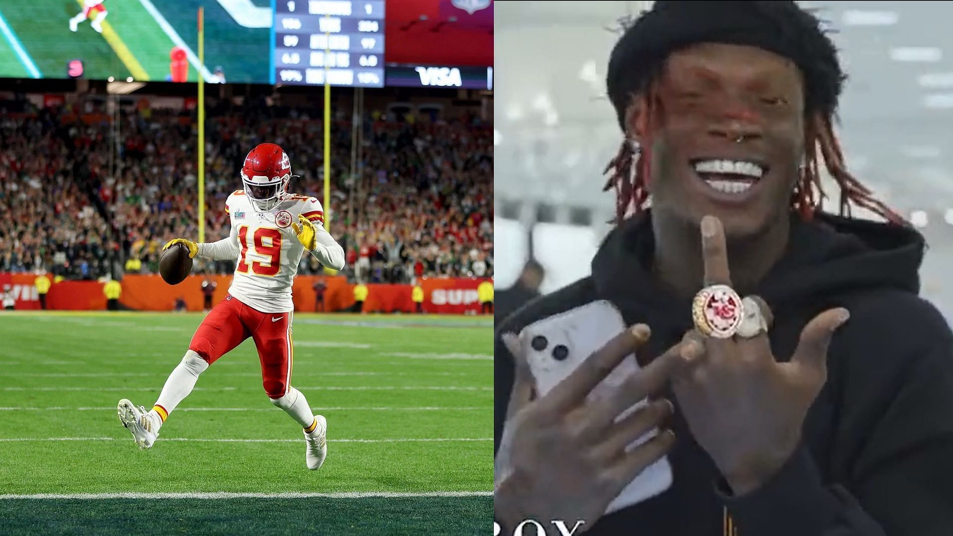 Kadarius Toney gets clowned by fans after Chiefs WR shows middle finger to  NY Giants - “Heard he almost injured his finger doing that”