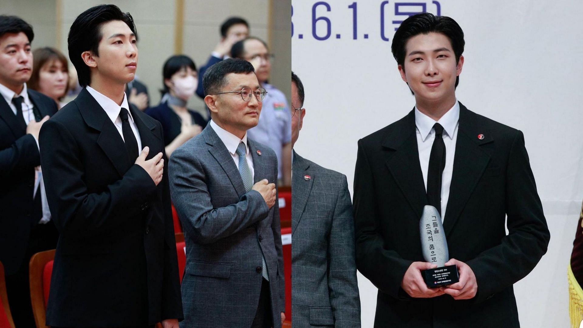 230601 BTS RM - Appointment Ceremony as a Public Relations Ambassador for  the Ministry of National Defense