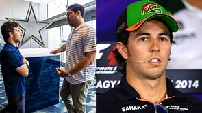 IN PHOTOS: Cowboys welcome Red Bull F1 star Sergio Perez to Dallas headquarters