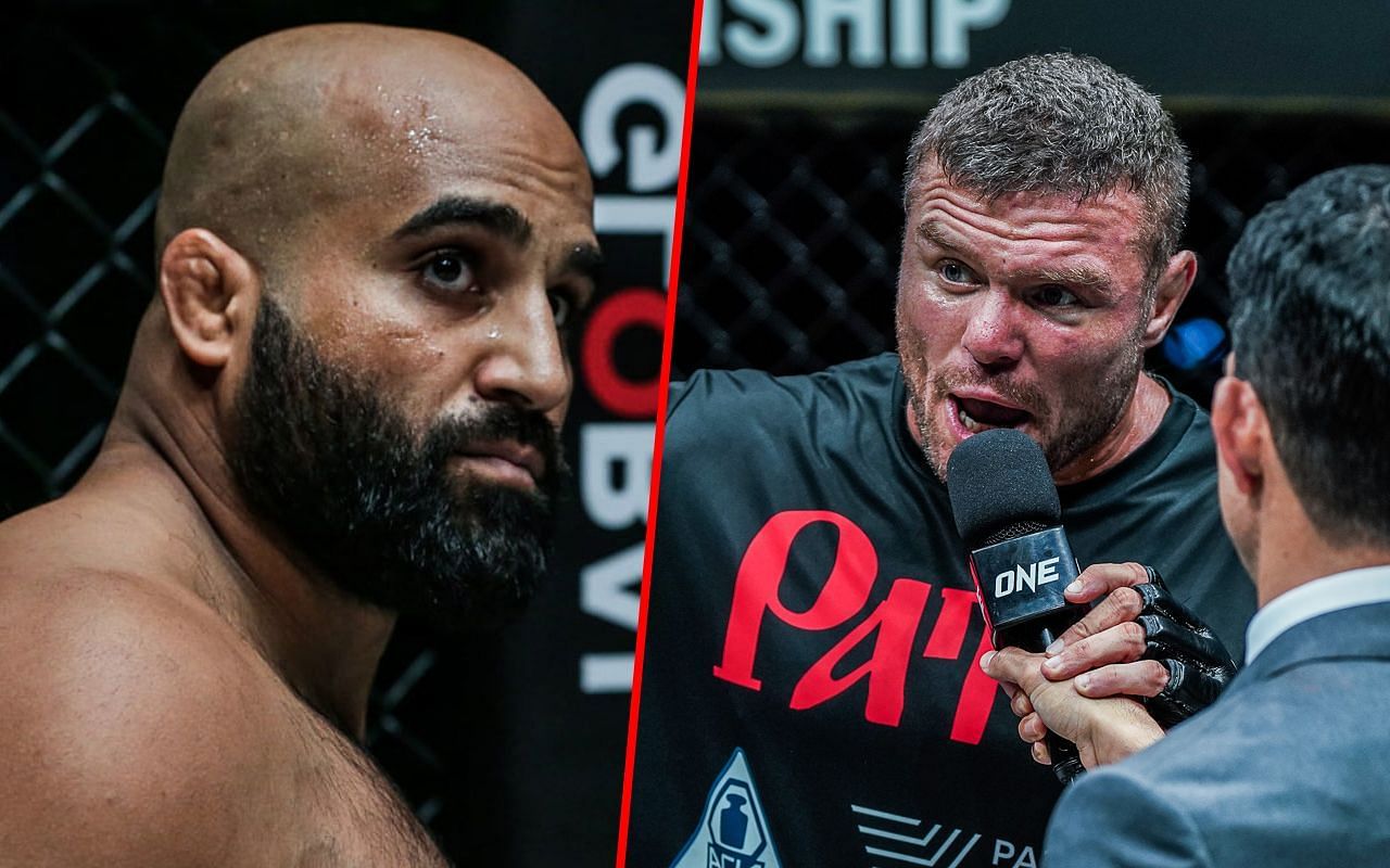 Arjan Bhullar and Anatoly Malykhin - Photo by ONE Championship