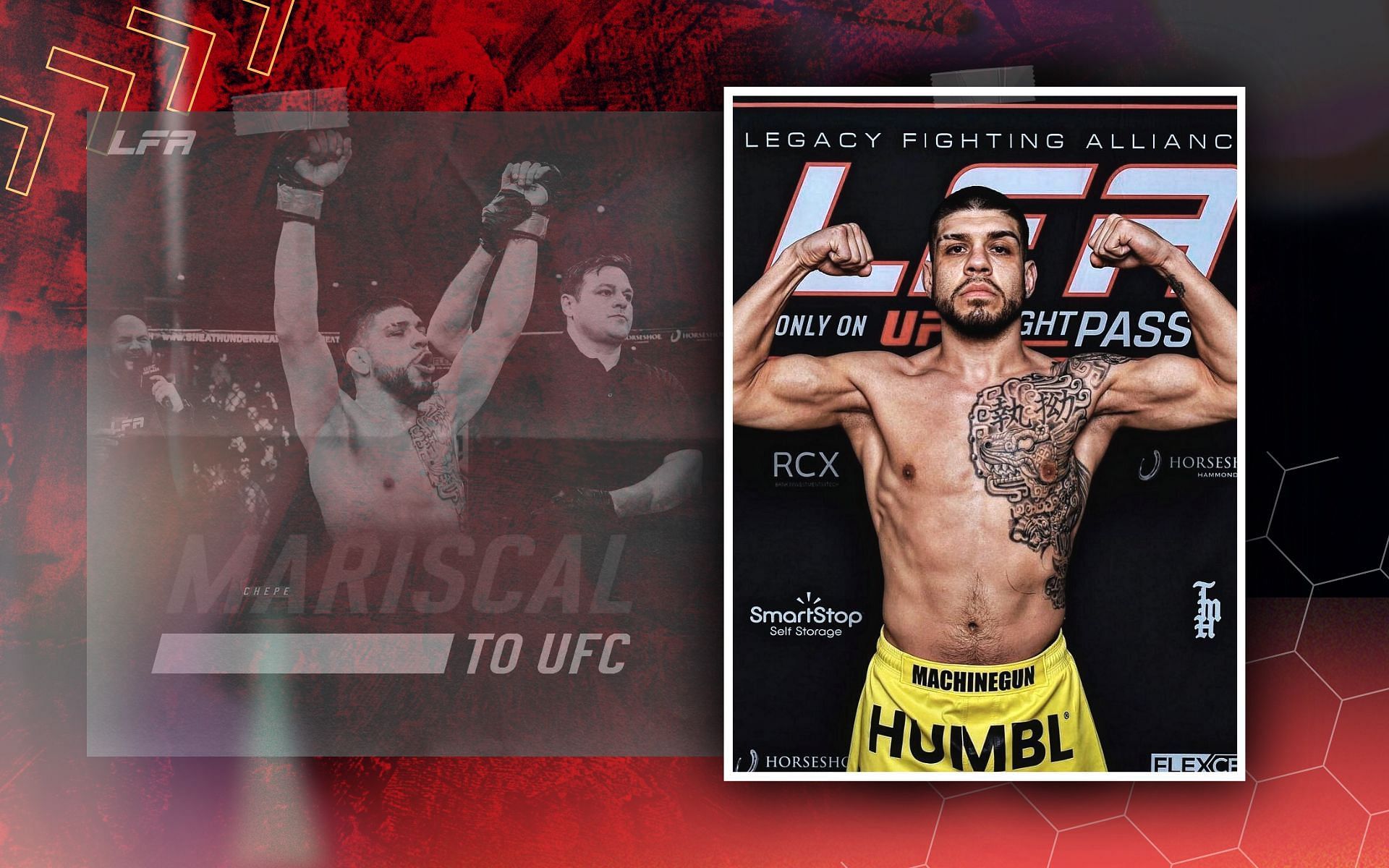 Jose Mariscal set to make debut at UFC Jacksonville  [Image credits: @chepemachinegun on Instagram]