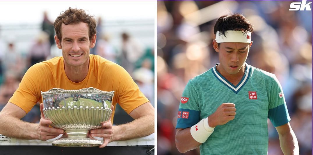 Andy Murray and Kei Nishikori on the mens tour 