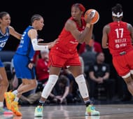 The Indiana Fever couldn't get a win, despite 20 points from Aliyah Boston (Image via Getty Images)