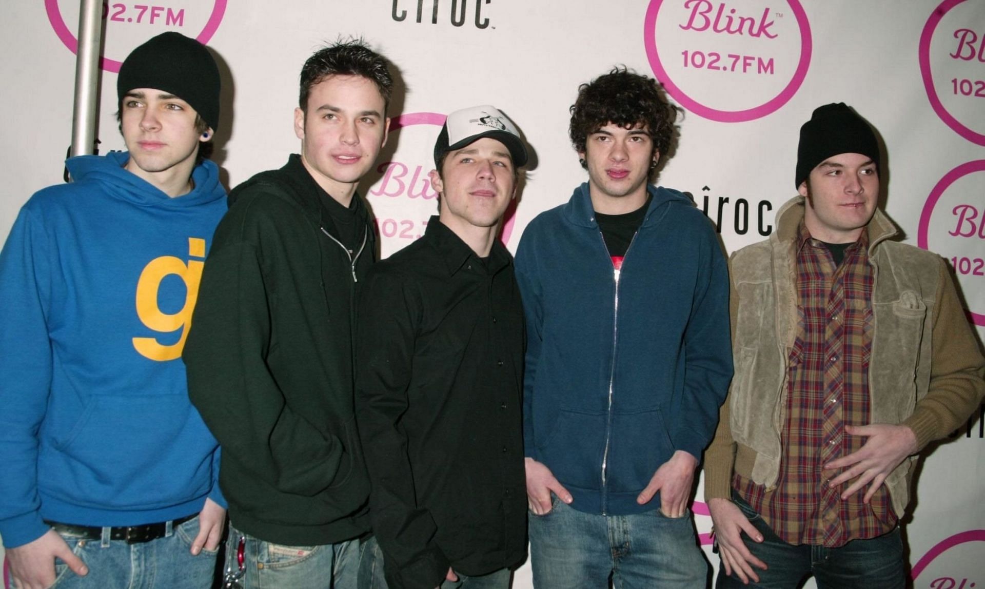 Senses Fail at the launch of 102.7, An Infinity Broadcasting Station at Powder in New York, NY, United States in 2003 (Image via Getty Images)