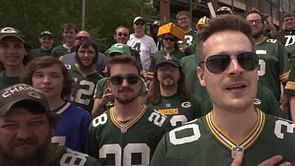 NFL YouTuber lauds Packers fans' passion during Lambeau Field visit in bid to raise $100k for Children's Hospital - "Here, it's just different"