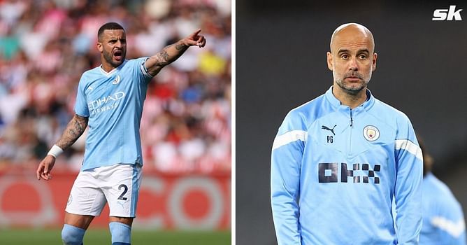 “The only reason why” – Guardiola confirms why Kyle Walker is not in Manchester City starting lineup for Champions League final