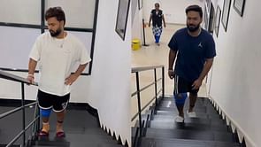 तेजी से रिकवर हो रहे हैं ऋषभ पंत, बिना सहारे के सीढ़ियां चढ़ने का वीडियो आया सामने