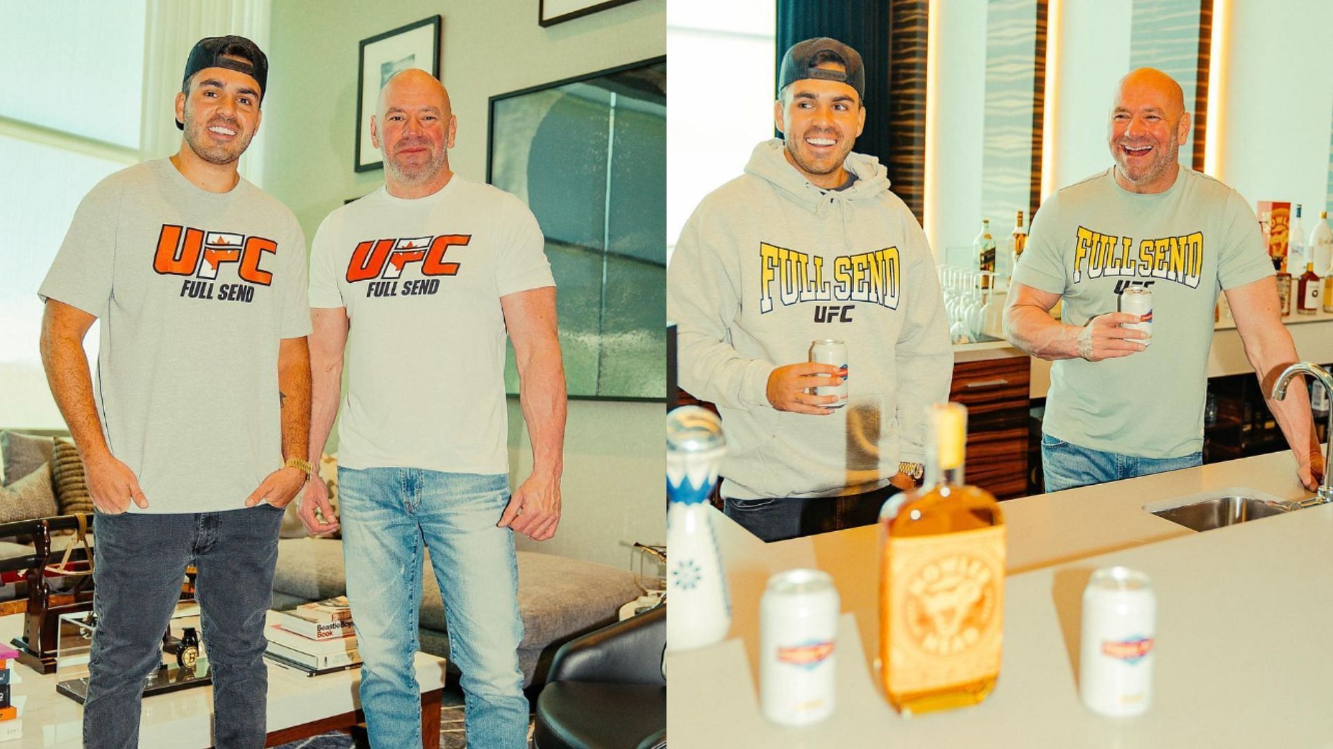 Dana White &amp; Kyle Forgeard of the Nelk Boys [Image courtesy of @nelk on Instagram]