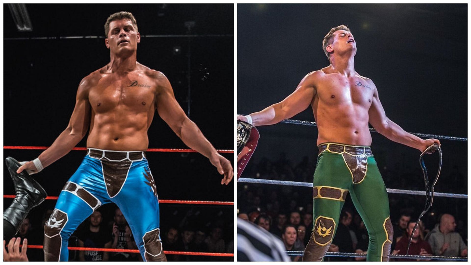 Cody Rhodes during his time away from WWE.
