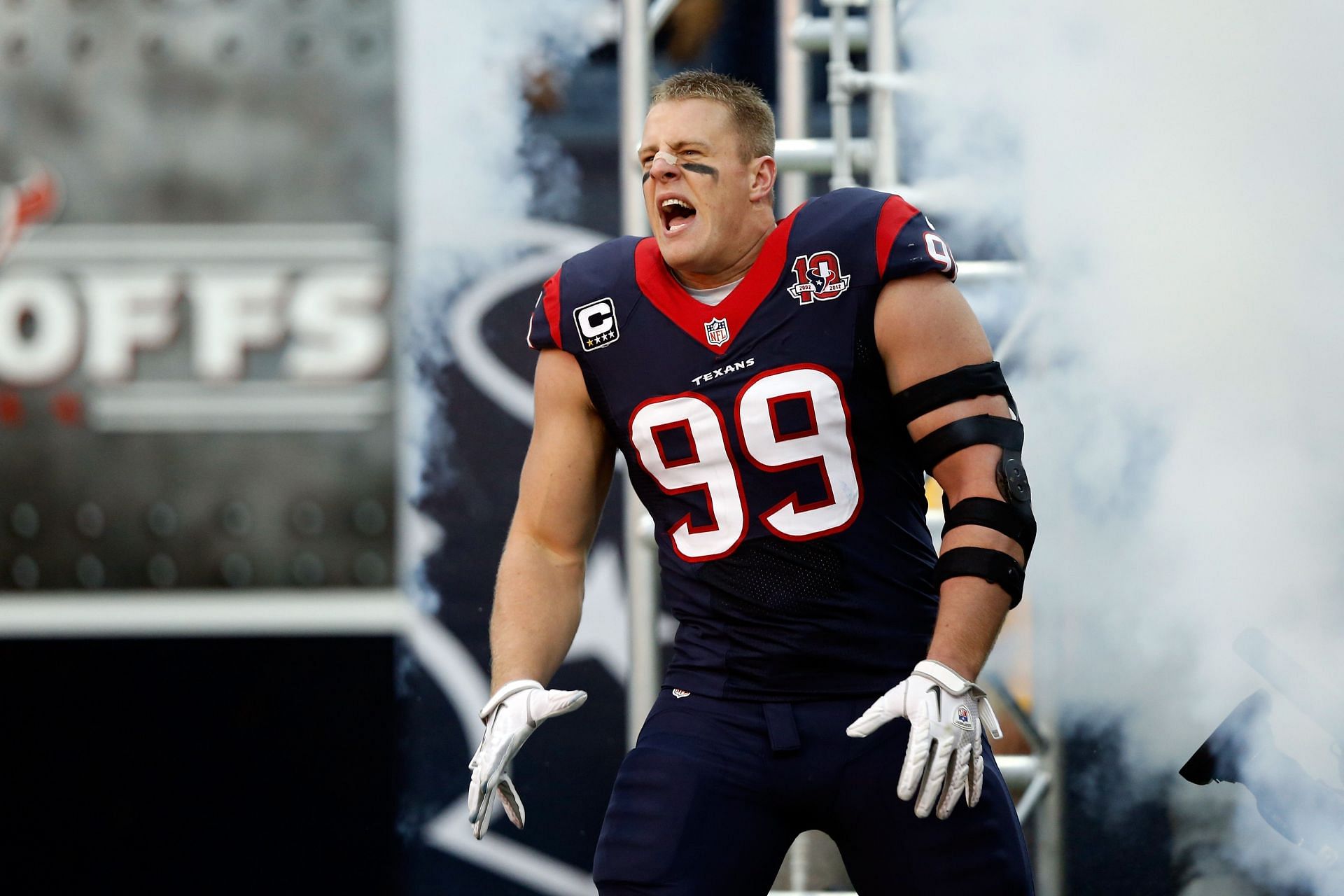 JJ Watt during Wild Card Playoffs - Cincinnati Bengals v Houston Texans