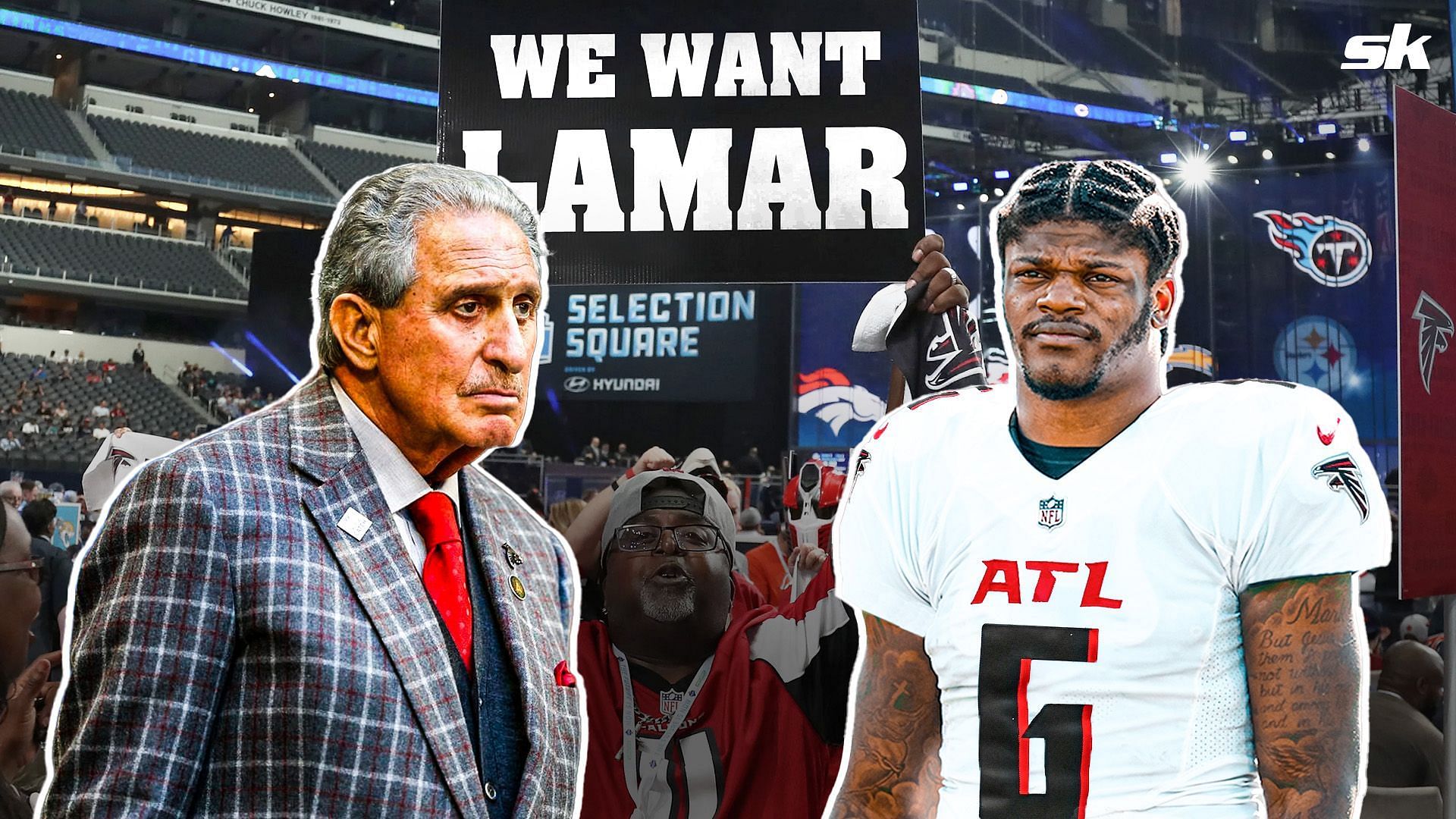 Falcons insider reveals details about Arthur Blank&rsquo;s interest in getting Lamar Jackson before Ravens QB