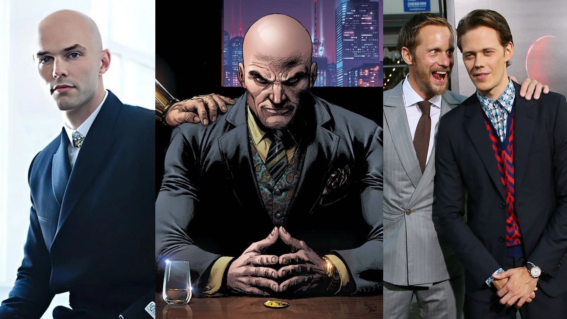 Nicholas Hoult, Alexander Skarsg&aring;rd, and Bill Skarsg&aring;rd for Lex Luthor? (Image via Sportskeeda)