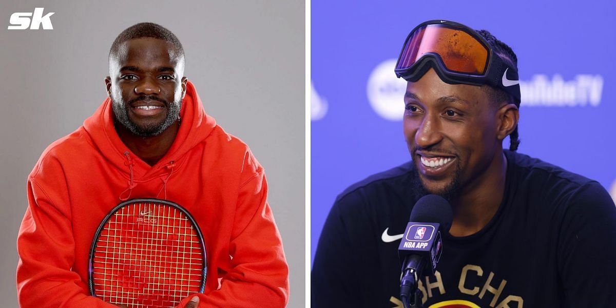 Frances Tiafoe (L) and Kentavious Caldwell-Pope (R)