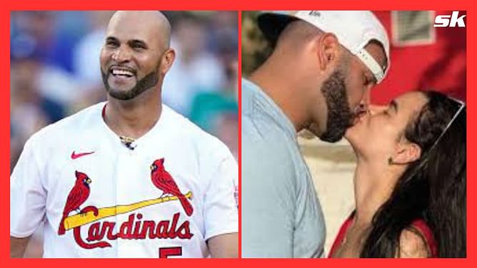 In Photos: Albert Pujols' fiancée Nicole accompanies him to the UK to root for his broadcasting stint at MLB London Series