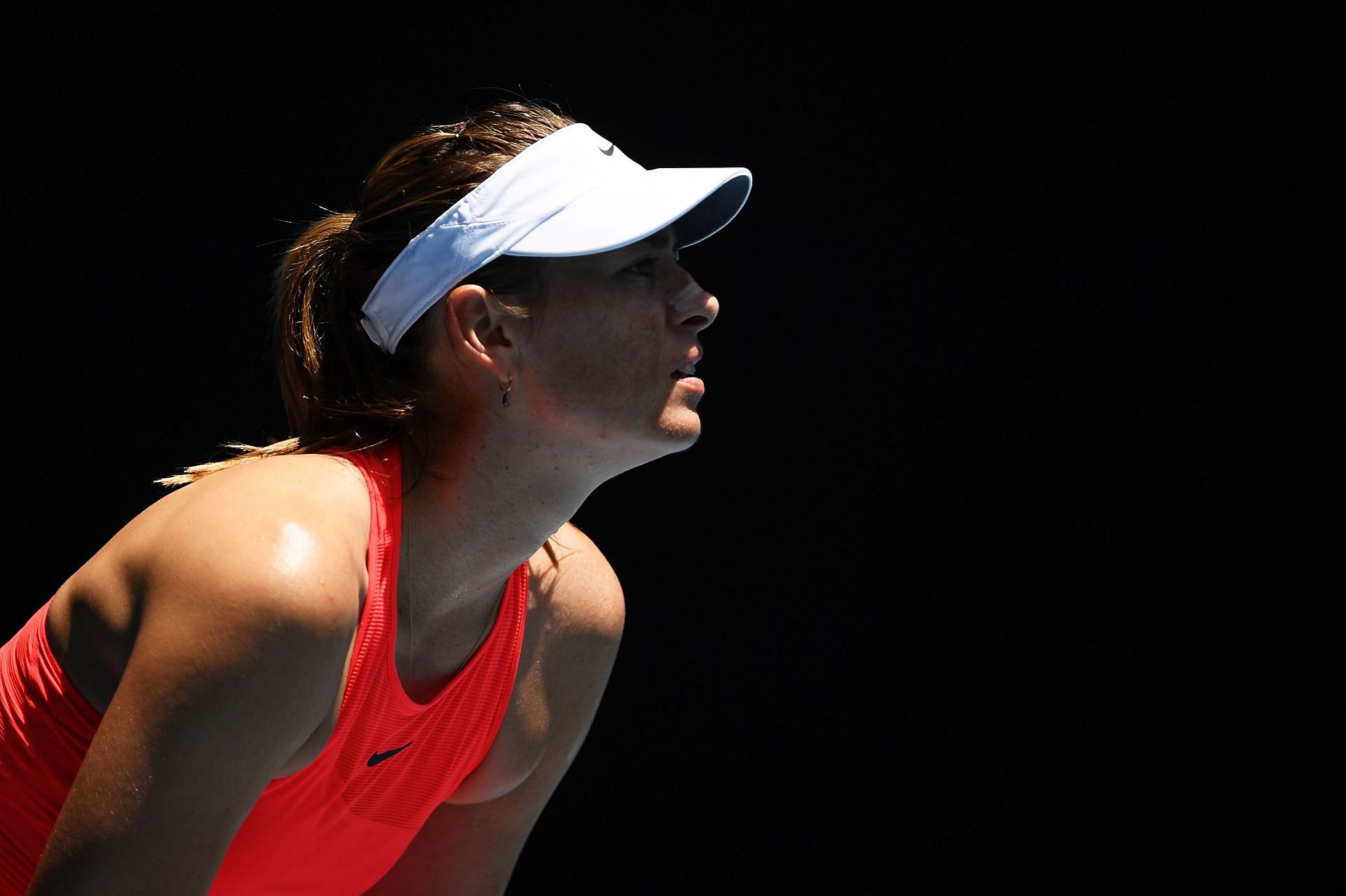 Maria Sharapova at the 2020 Australian Open.