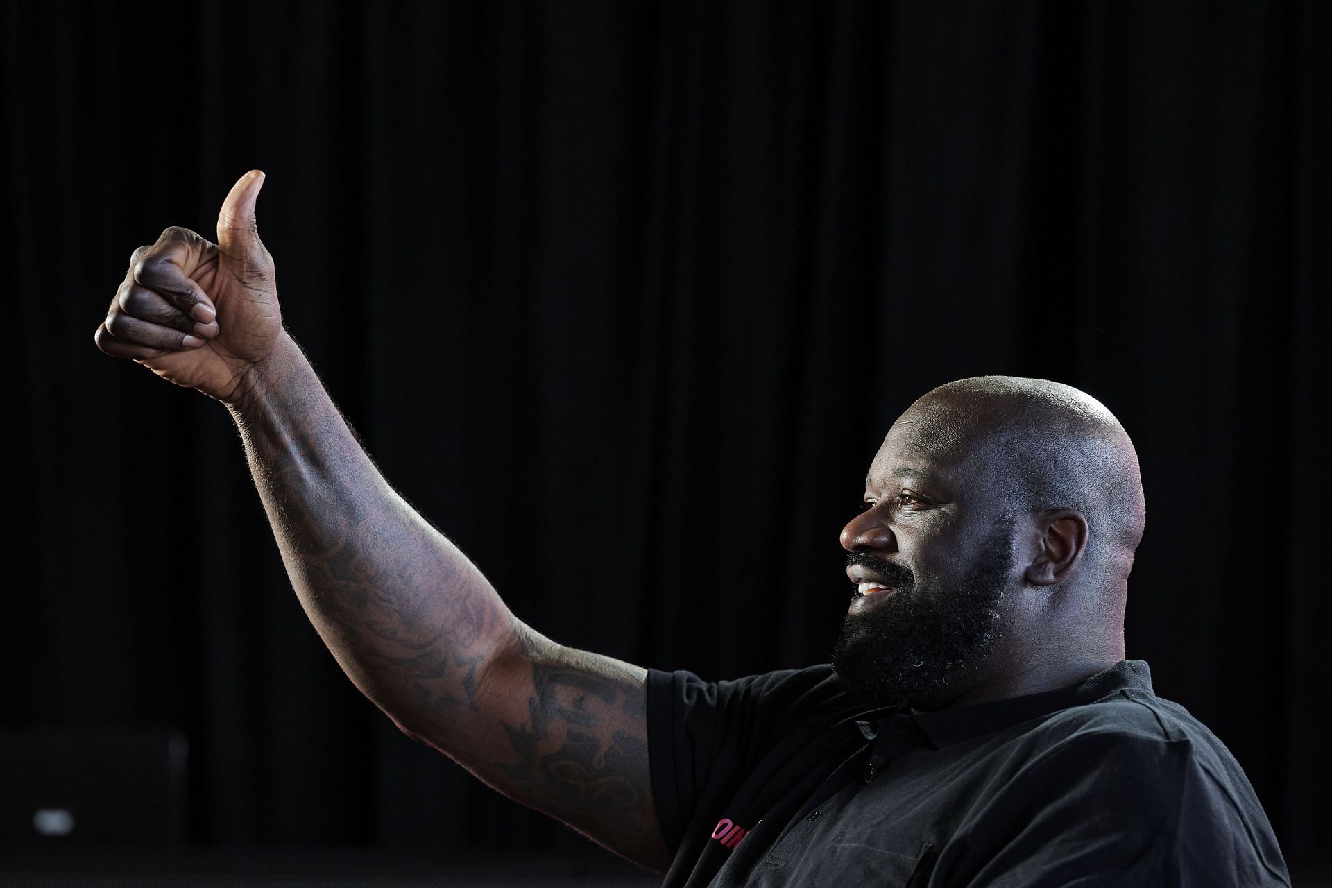 Shaquille O&#039;Neal in the PointsBet Built Differently Media Event