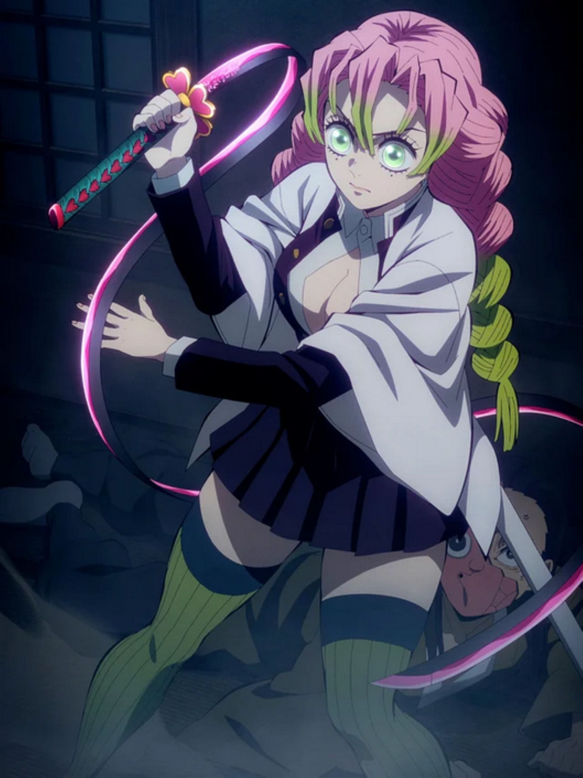 Mitsuri and her sword (Image via Ufotable)