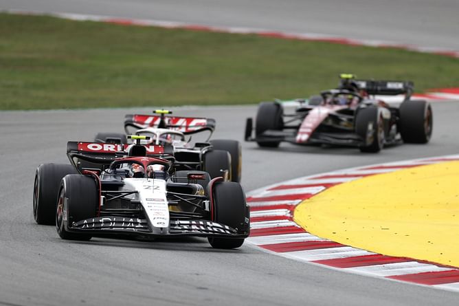 Watch: The stunning three-way battle between Nico Hulkenberg, Guanyu Zhou, and Yuki Tsunoda at the 2023 F1 Spanish GP