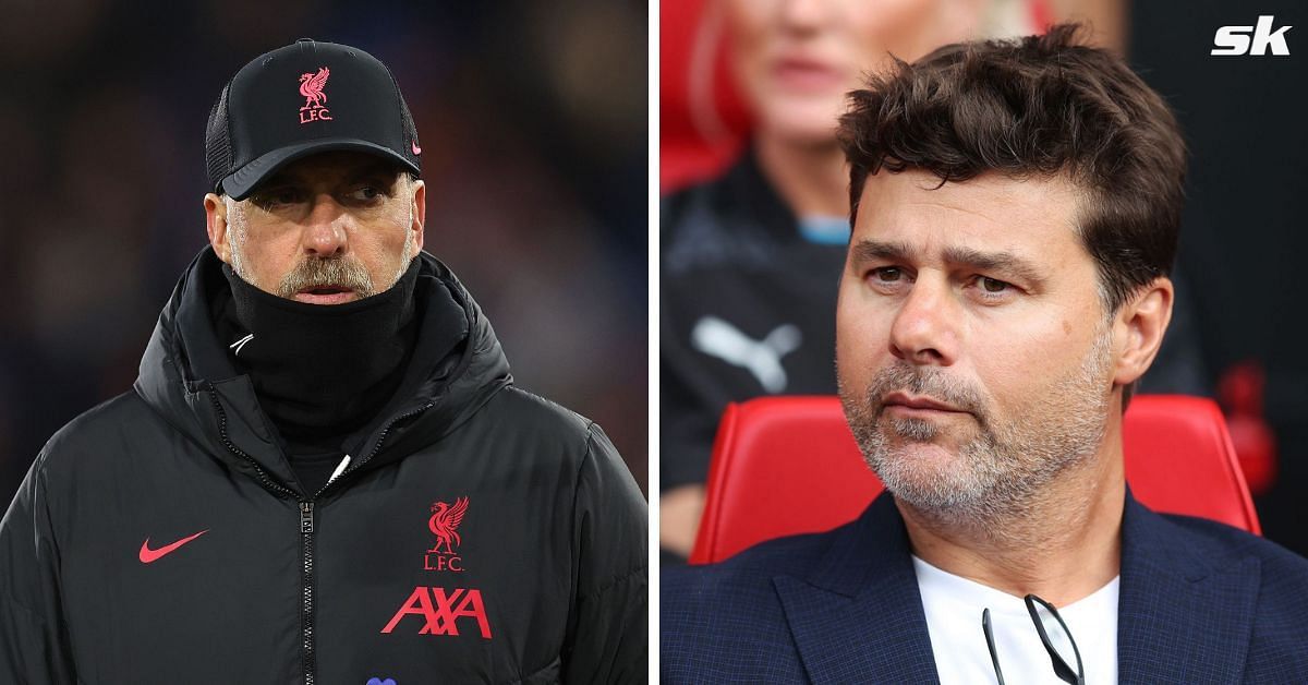 [L-to-R] Jurgen Klopp and Mauricio Pochettino.
