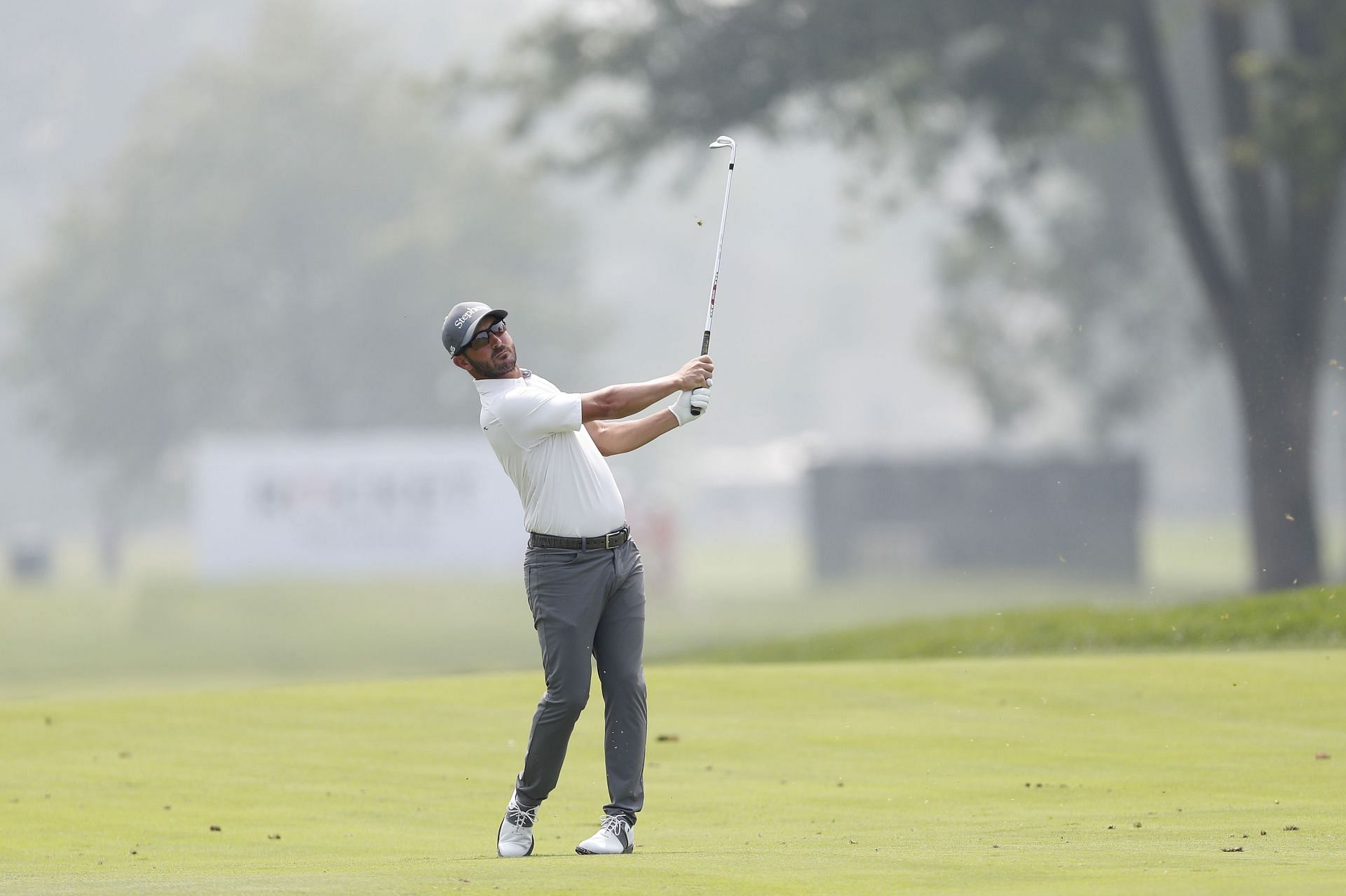 Andrew Landry at the 2023 Rocket Mortgage Classic - Round One (Image via Getty).