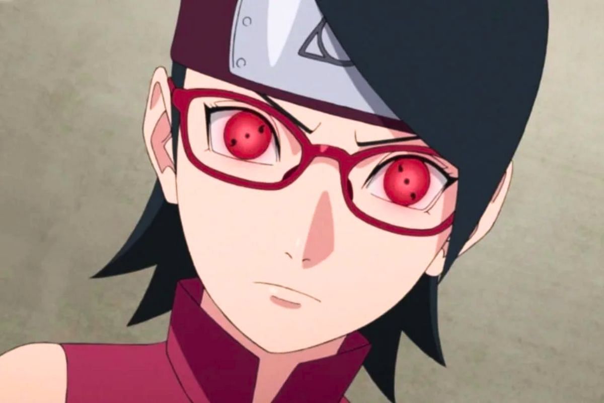 Sarada Uchiha as seen in Boruto: Naruto Next Generations (Image via Pierrot)