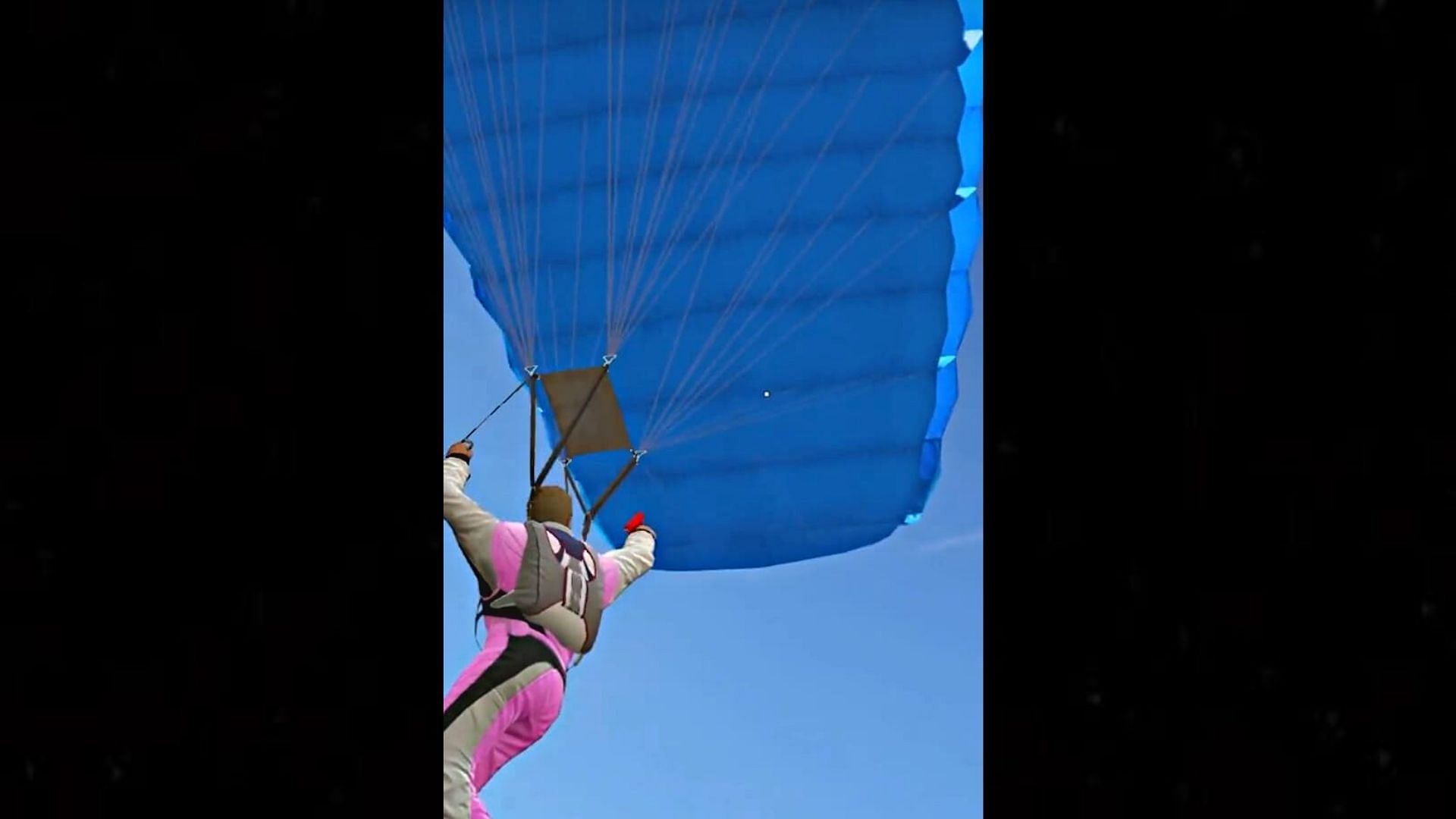 Bursting a parachute with a Flare Gun (Image via YouTube/GrayStillPlays)