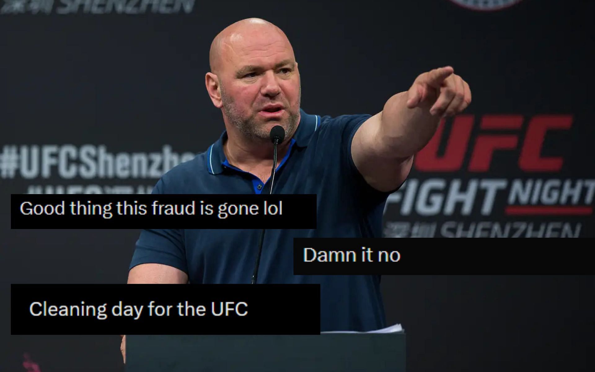 UFC president Dana White 