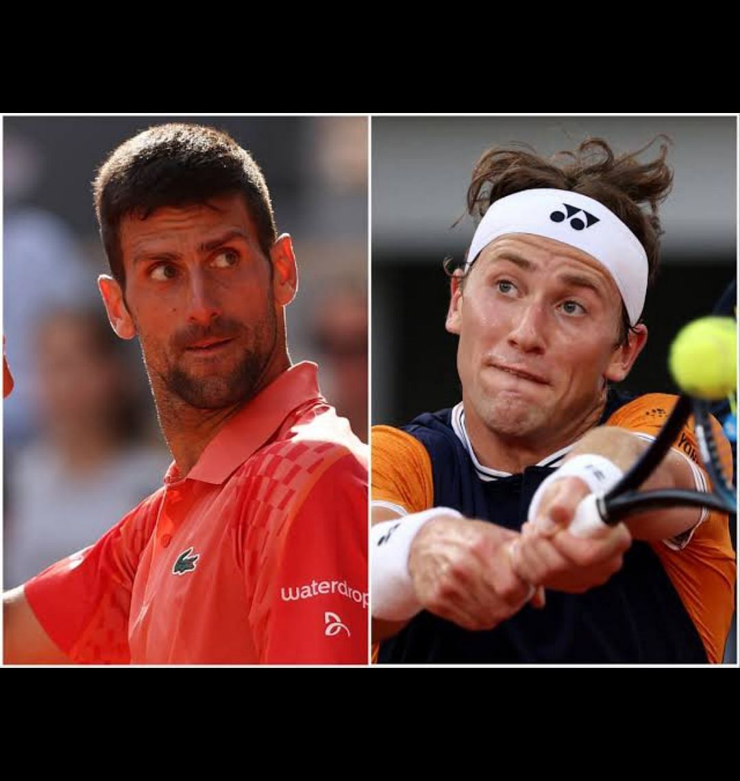 Djokovic will start as the favourite against Ruud in the French Open final