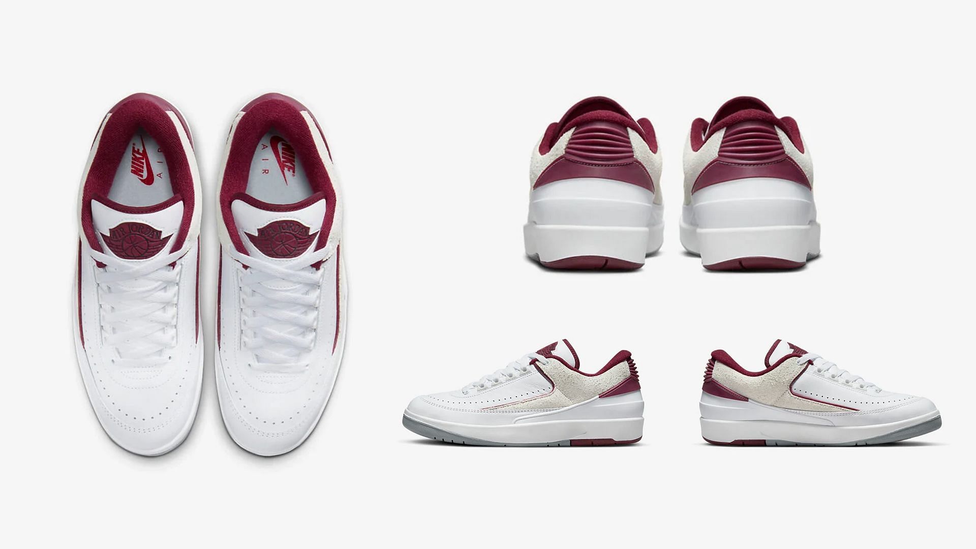 The newly released Nike Air Jordan 2 Low &quot;Cherrywood&quot; sneakers come inspired by the Air Jordan 16 (Image via Sportskeeda)