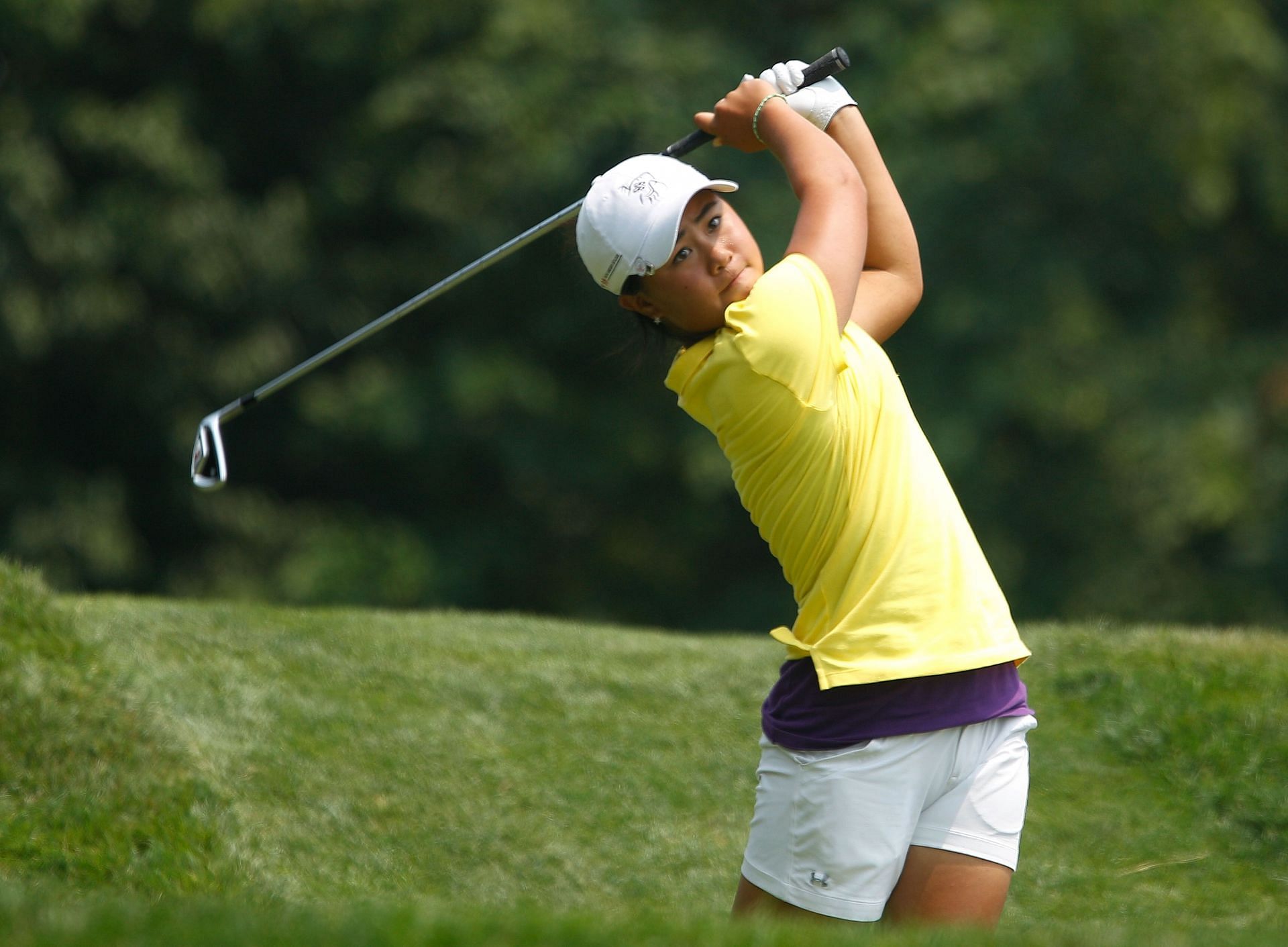 18-year-old Danielle Kang playing at the 2010 U.S. Women&#039;s Open (Image via Getty).