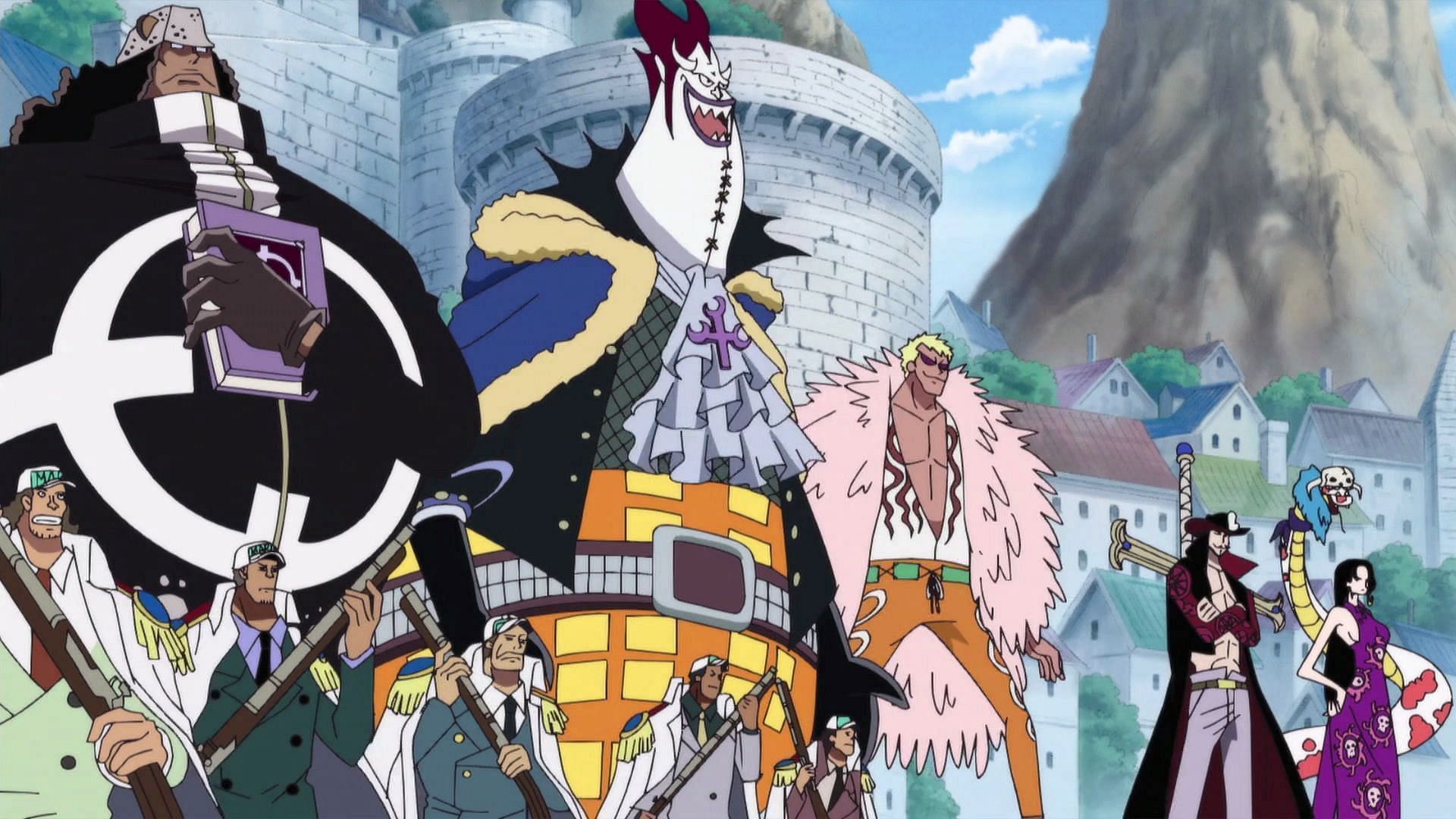 The final members of the Shichibukai-based Seraphim models have seemingly been revealed in One Piece