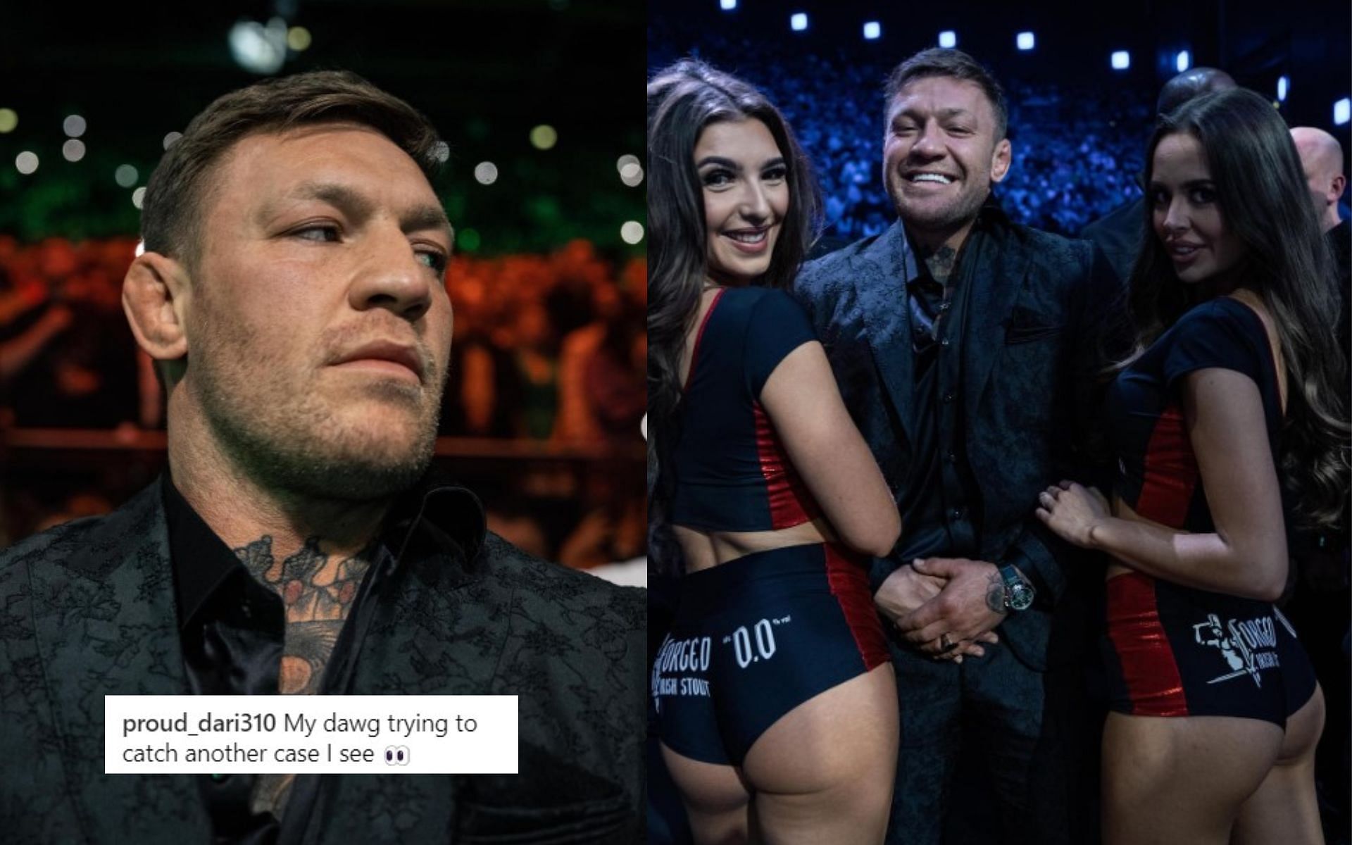 Conor McGregor at Chantelle Cameron vs. Katie Taylor [Images Courtesy: @thenotoriousmma on Instagram]