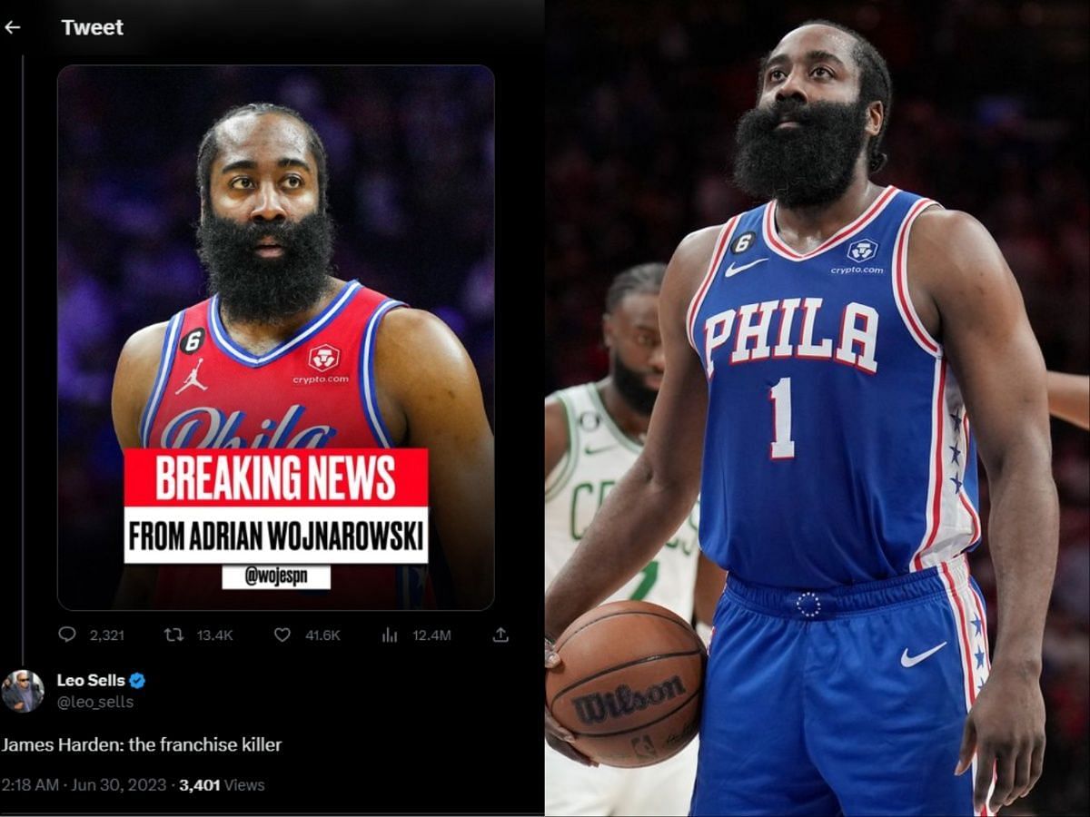 James Harden not re-signing with Sixers