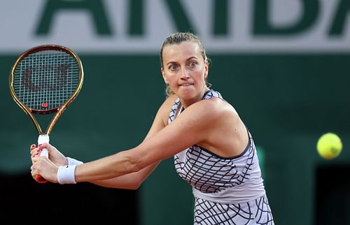 Petra Kvitova at the 2023 French Open.