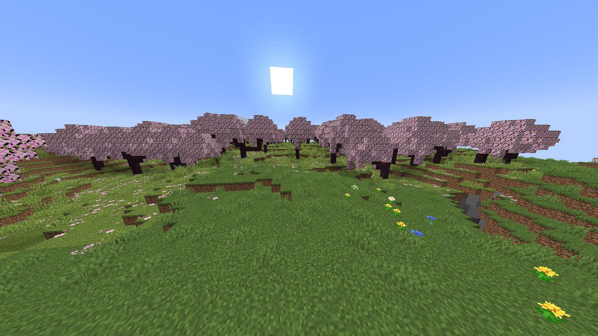 This seed is excellent for capturing content (Image via Mojang)
