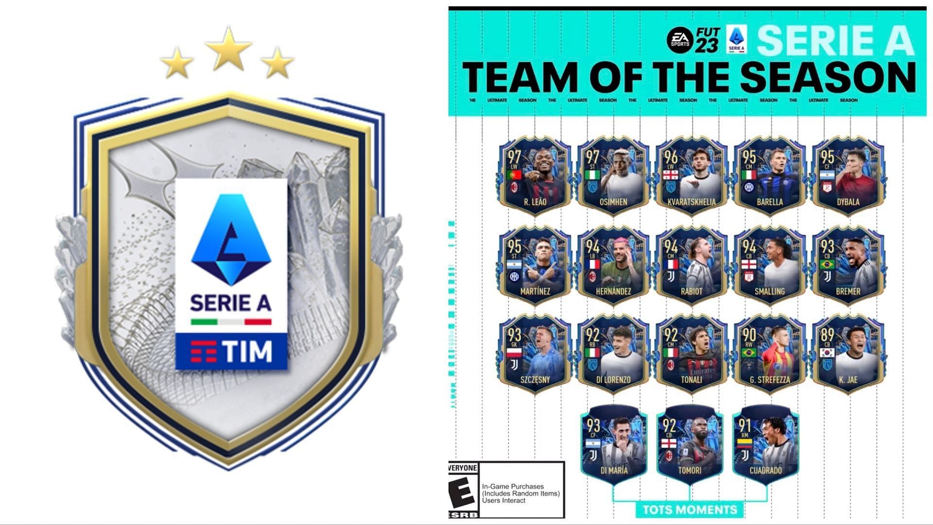 The Serie A Upgrade packs are now live (Images via EA Sports)